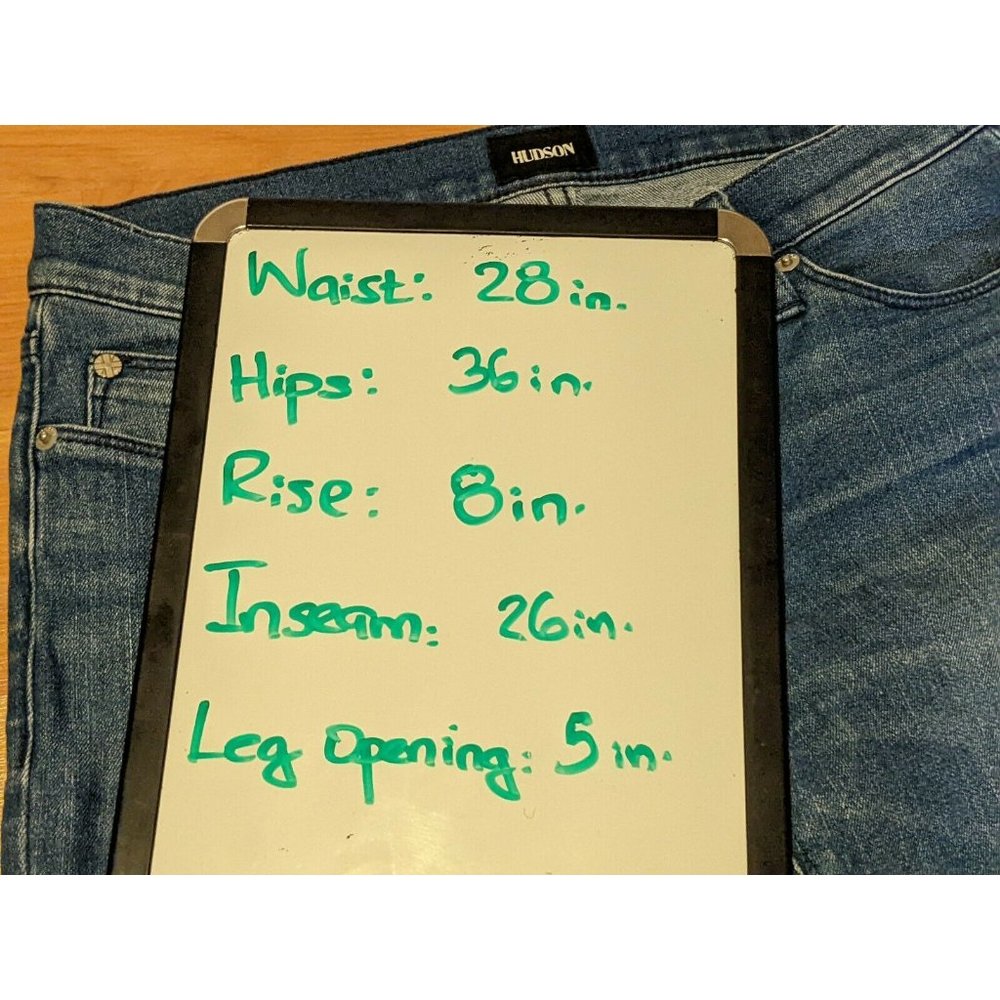 Hudson Womens Size 28 Krista Crop Super Skinny Jeans - Picture 4 of 9